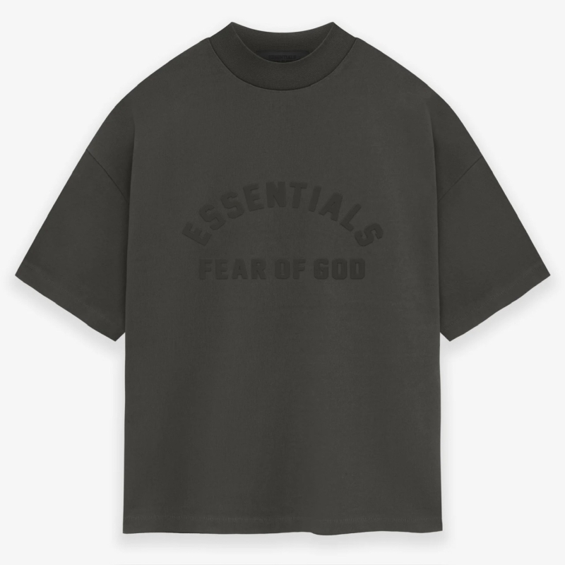 Áo Fear Of God Essentials Heavy Crewneck Tee Ink SS24