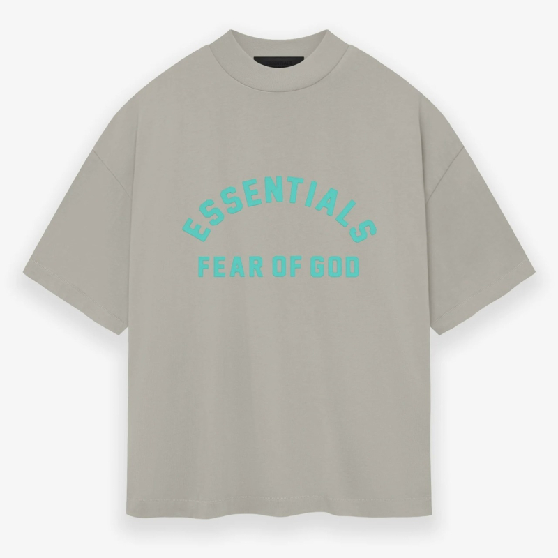 Áo Fear Of God Essentials Heavy Crewneck Tee Seal SS24